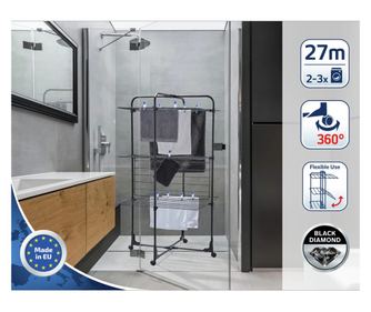 Сушилник кула Classic Tower 270, черен