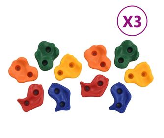Pietre de cățărat, 30 buc., multicolor, PE