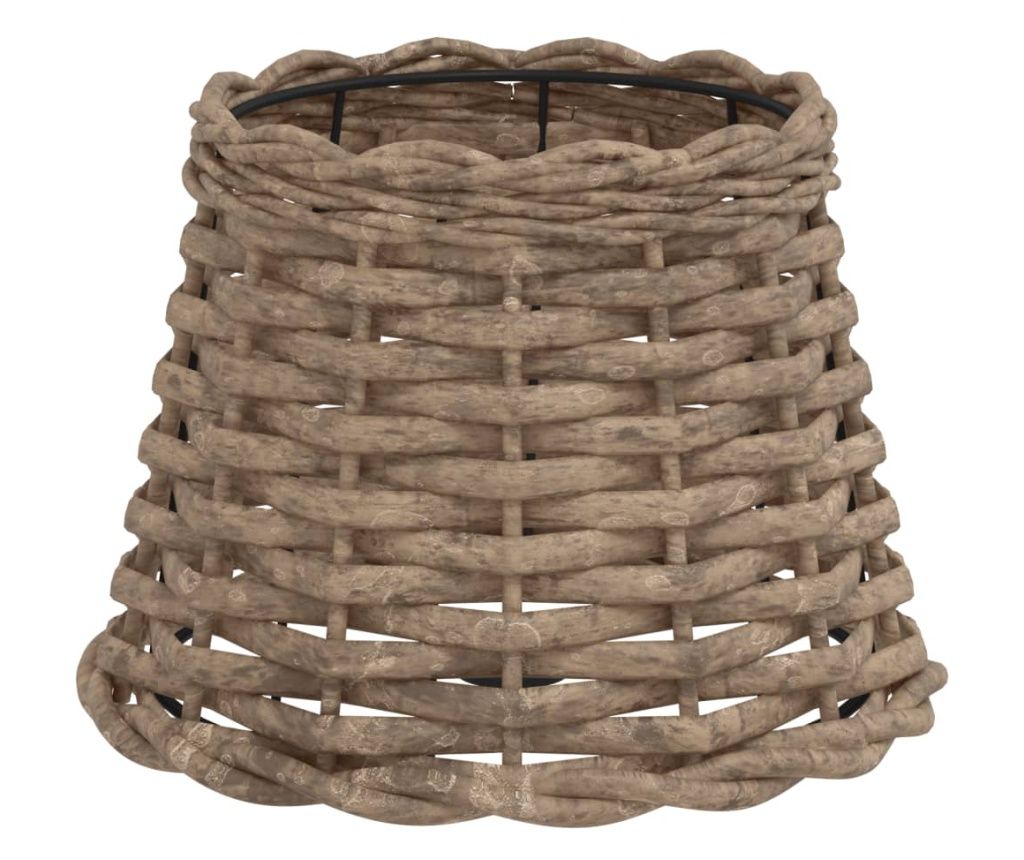 vidaXL Lampshade Brown Rattan Ø20x15 cm