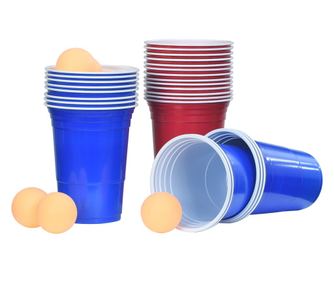 Set de masă joc bere ping pong, 0,5 L, plastic