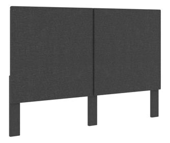 Κεφαλάρι κρεβατιού, σκούρο γκρι, 160 x 200 εκ., ύφασμα