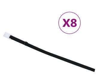 vidaXL Accesorii pentru derulator prelată de piscină, 8 buc., 1,8 m