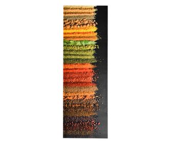 Covoraș de bucătărie, lavabil, model condimente, 45x150 cm
