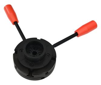 vidaXL Mandrină pentru lemn, cu 4 fălci, conexiune M33, 100 mm, oțel