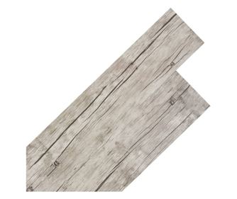 Plăci pardoseală autoadezive stejar decolorat 5,02 m², 2 mm PVC