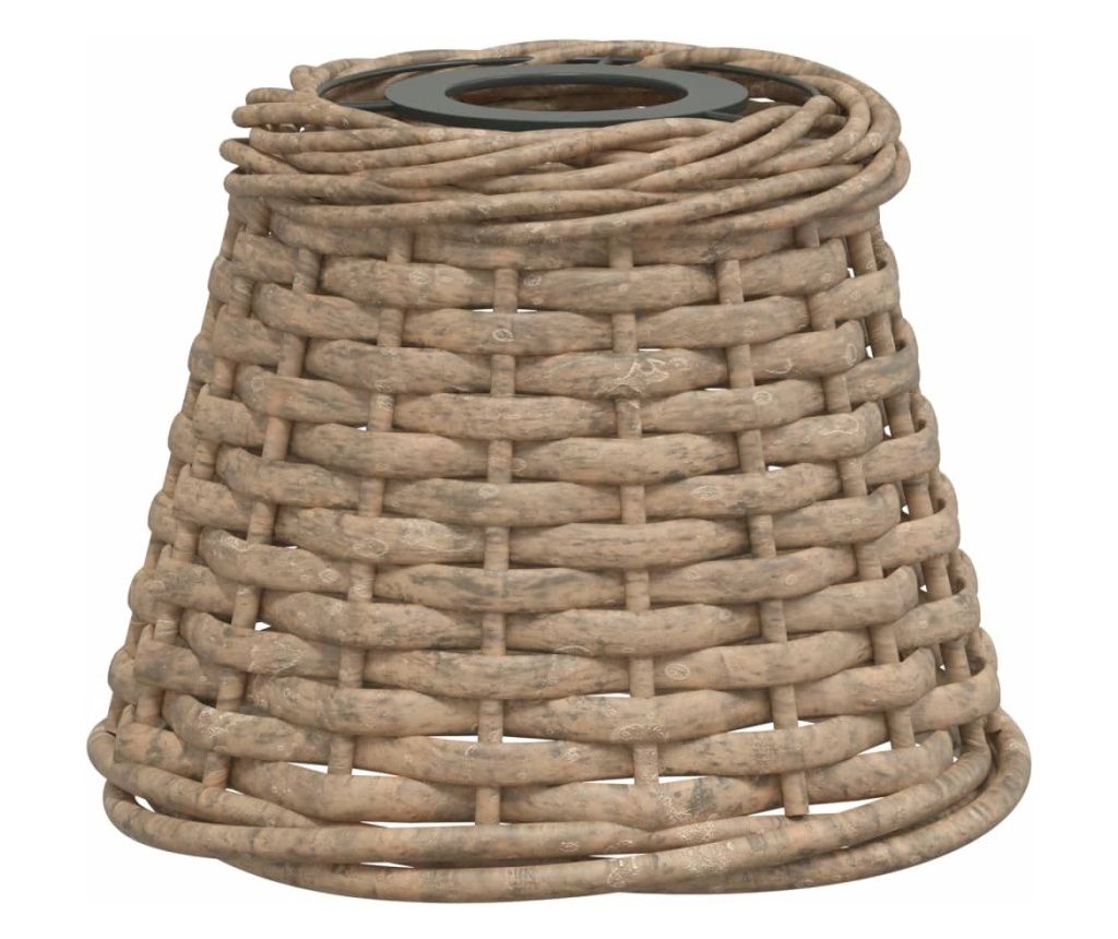 vidaXL Lampshade Brown Ø15x12 cm Rattan