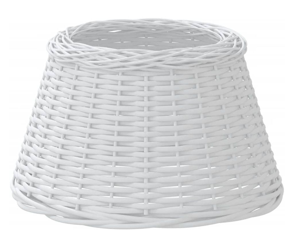 vidaXL Lampshade White Wicker Ø50x30 cm
