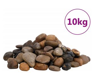 Pietricele lustruite, 10 kg, culori mixte, 2-5 cm