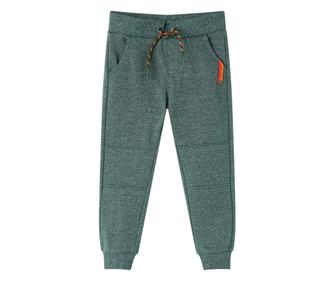 Детски спортен панталон, тъмнозелен, 92