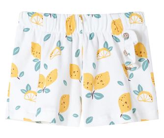 Pantaloni scurți pentru copii, ecru, 140