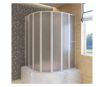 Душ Кабина 140 x 168 см с поставка за кърпи
