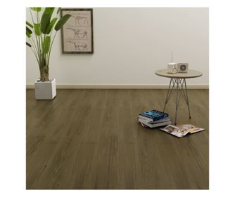 Plăci autoadezive pardoseală maro PVC 4,46 m² 3 mm