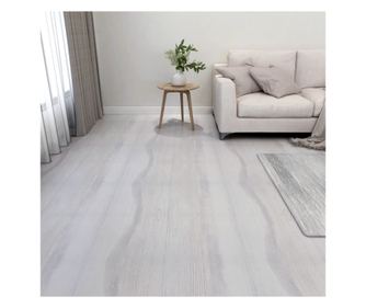 Plăci pardoseală autoadezive 55 buc. gri deschis PVC 5,11 m²