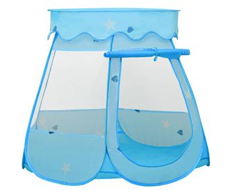 Gyerekjtsz stor 250 labdval, kk, 102x102x82 cm