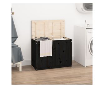 Ruhsszekrny, fekete, 88,5x44x66 cm, tmr feny