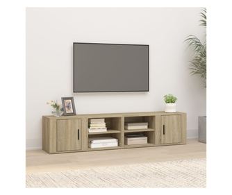 TV komode, 2 kom., hrast sonoma, 80x31,5x36 cm, obrađeno drvo