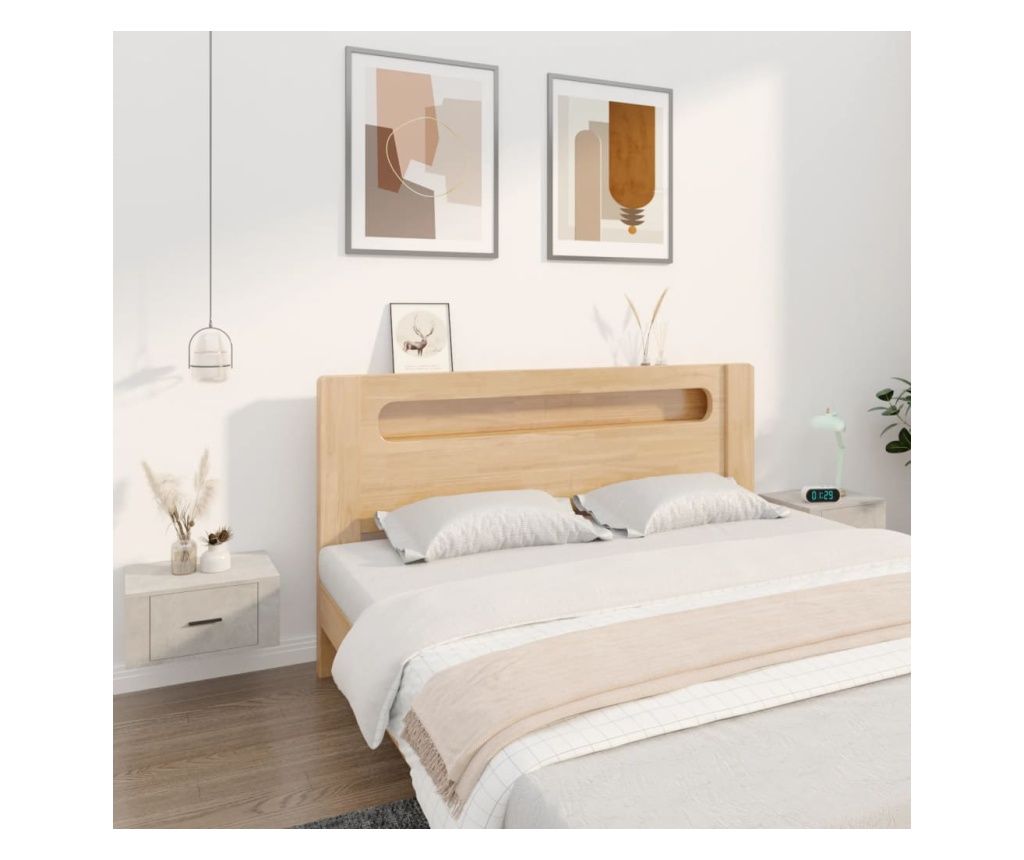 Falra szerelhet jjeliszekrnyek, 2 db, betonhats szrke, 50x36x25 cm