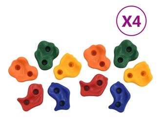 Pietre de cățărat, 40 buc., multicolor, PE
