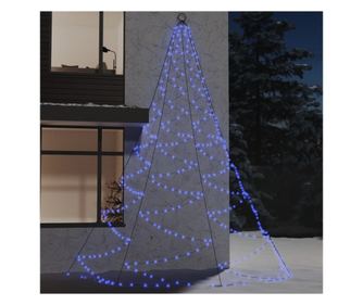 Brad de perete cu cârlig metalic 720 LED 5 m interior/exterior