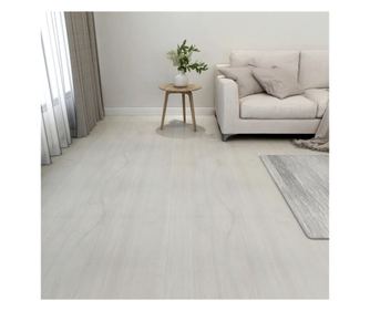 Plăci de pardoseală autoadezive, 20 buc., crem, PVC, 1,86 m²