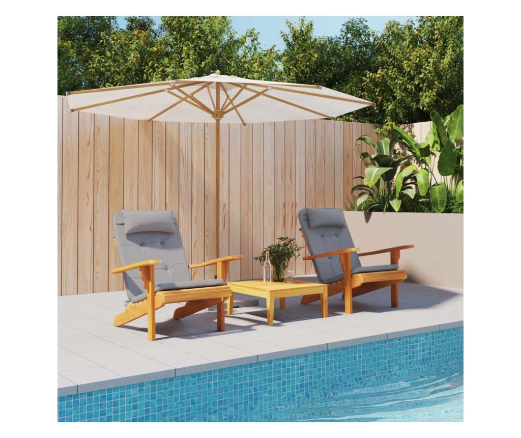 Adirondack szkprnk, 2 db, szrke, oxford szvet