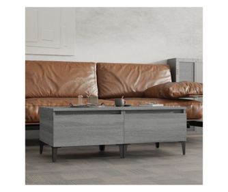 Πλαϊνά Τραπέζια 2 τεμ. Sonoma Grey 50x46x35 εκ. Ξύλο