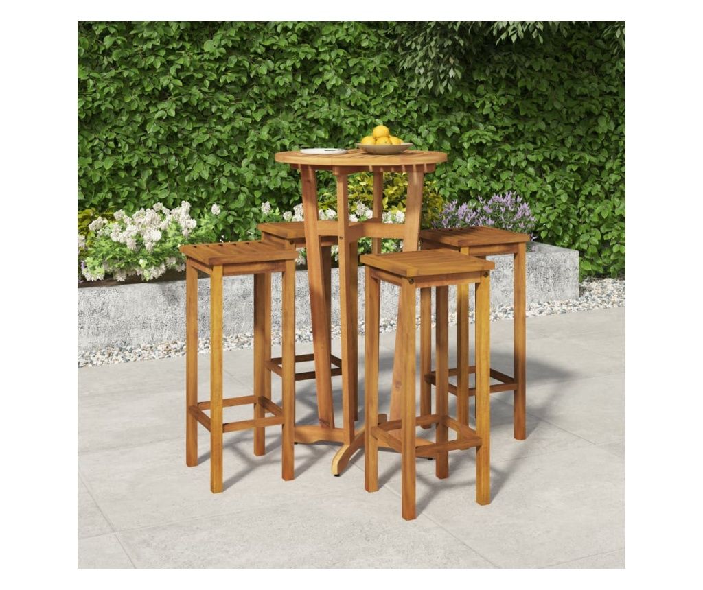 5 rszes kerti btor szett, tmr akcfbl