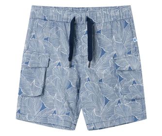 Pantaloni scurți pentru copii cu șnur, albastru închis, 128