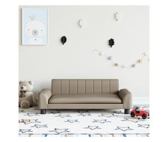Dječja sofa, cappuccino, 90x53x30 cm, eko koža