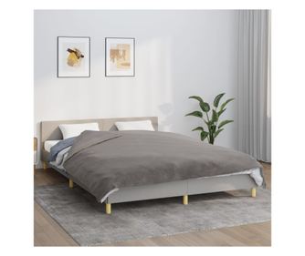 Otežena odeja s prevleko, siva, 200x230 cm, 13 kg, tekstilni material