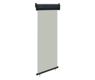 Вертикална тента за балкон, 65x250 см, сива