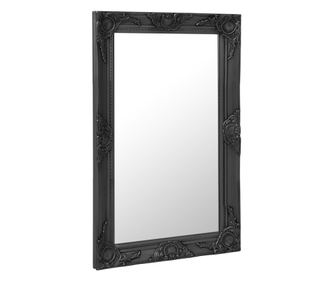 vidaXL Oglindă de perete în stil baroc, negru, 50 x 80 cm