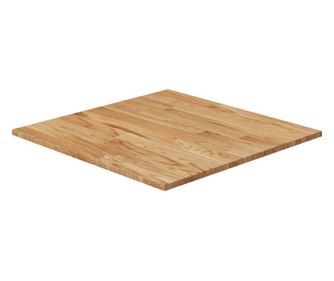 Vilgosbarna 70x70x1,5 cm-es ngyzet alak tlgyfa asztallap