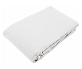 Husă anti-îngheț din fleece cu fermoar alb 2,5x2,5x3 m, 70 g/m²