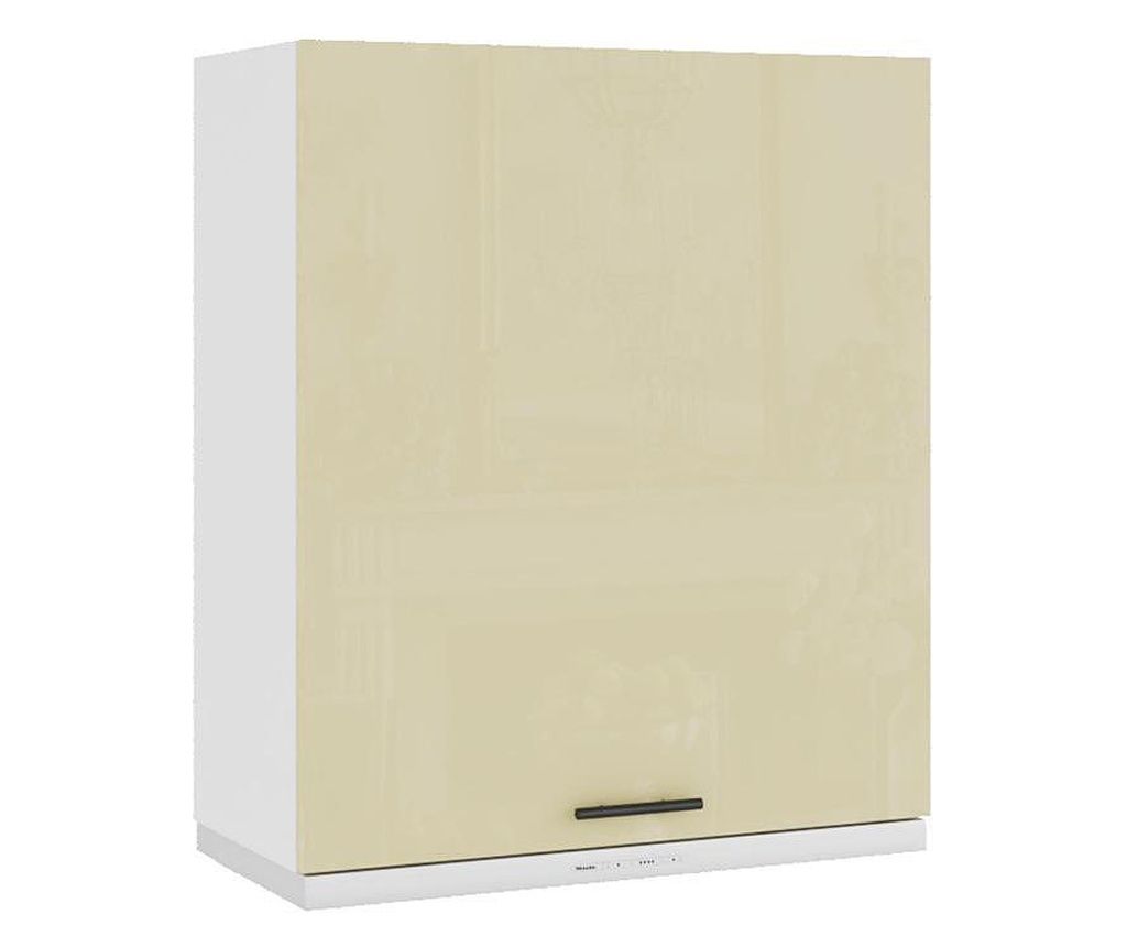 Sani Glamur Kitchen Cabinet for Cooker Hood, 60x30x68 cm, Glossy Beige