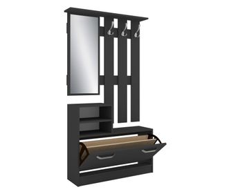 Cuier haaus Lyon, Antracit, L 85 x l 24 x H 180 cm