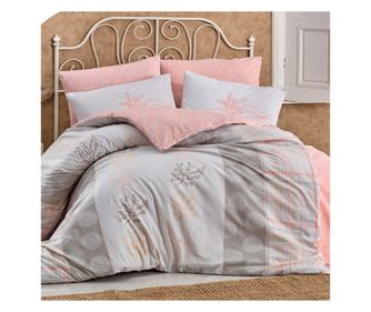 Луксозен спален комплект HB Fulvia Salmon 100% cotton , Ranforce
