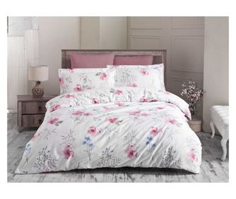 Луксозен спален комплект PRC BLOOMSTER PEMBE 100% cotton , Satin
