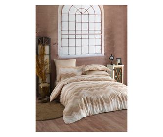 Луксозен спален комплект PRC ONZINO BEJ 100% cotton , Satin