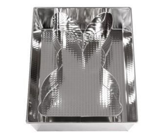 Tava copt 36x24.5x6cm cu forma iepuras, 2 piese, SNB