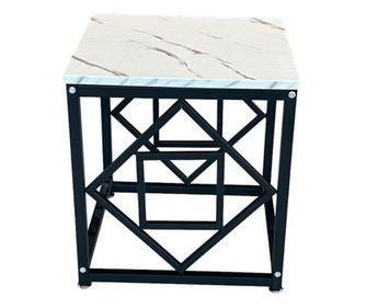 Masuta laterala negru, 40x40x43h cm