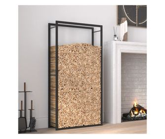 Fekete matt tzifa tart, 80x28x154 cm, acl