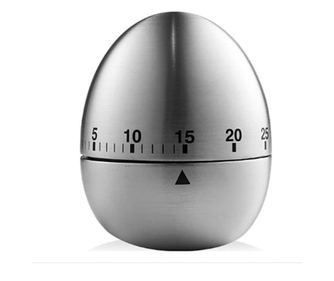 Temporizator Pufo Moderno din inox pentru bucatarie, 7.5 cm