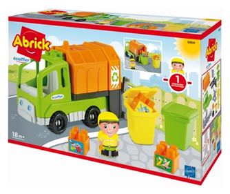 Ecoiffier Abrick: Szemeteskocsi (7600003350)