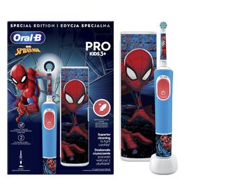 Szczoteczka Oral-B Vitality Pro Kids 103 Spiderman + Etui Blue