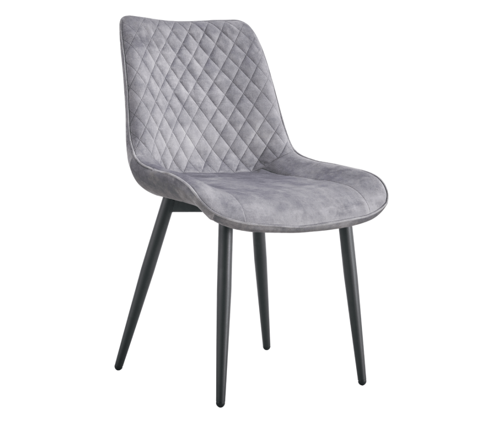 Zaina fekete és szürke étkezőszék 53x60x84 cm