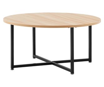 Safron fekete tölgy MDF dohányzóasztal 80x40 cm