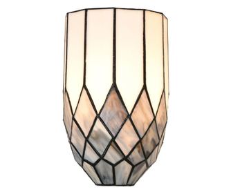 Tiffany Style metalna i staklena zidna svjetiljka 18x15x27 cm