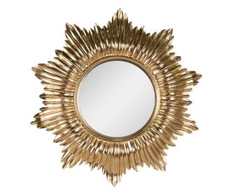 Oglinda perete polirasina aurie 51x3 cm