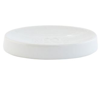 Savoniera ceramica alba 12x8x2 cm